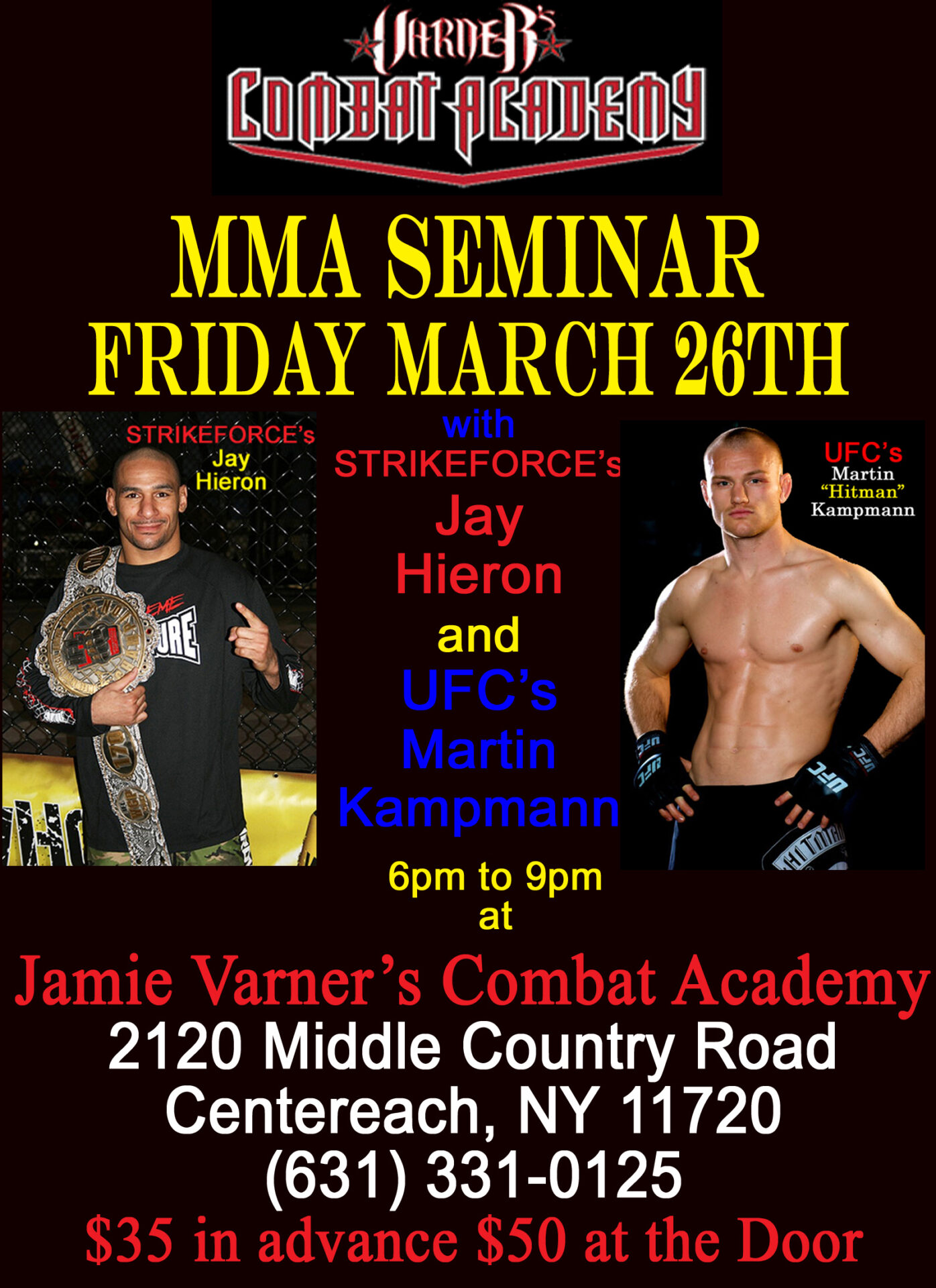 ACE Power Promotion's Boxing Seminar: March 26th