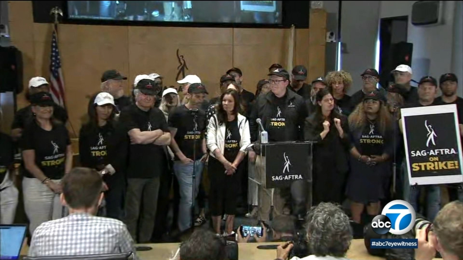 Actors Join Writers' Strike: Hollywood Faces Unprecedented Production Shutdown Actors Join Writers' Strike: Hollywood Faces Unprecedented Production Shutdown