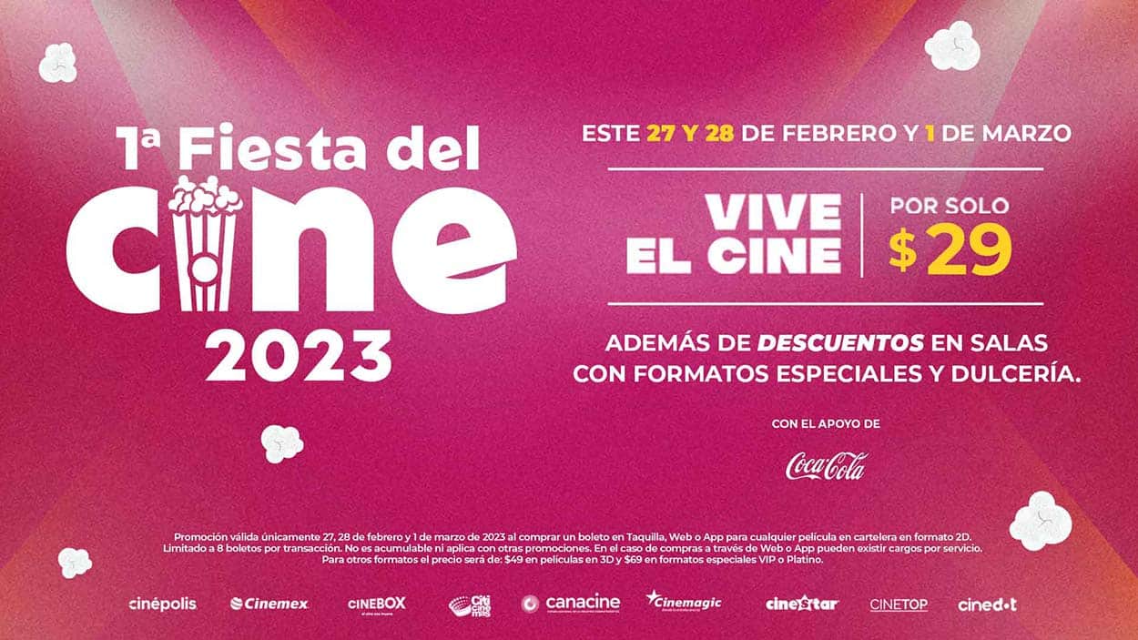 Ahorra En La Fiesta Del Cine 2025: Entradas A $3000 Y Películas Ahorra En La Fiesta Del Cine 2025: Entradas A $3000 Y Películas