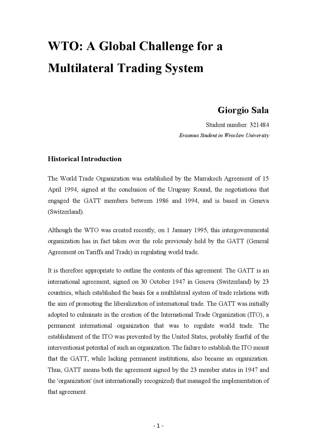Analyzing AIMSCAP's Participation In The World Trading Tournament (WTT) Analyzing AIMSCAP's Participation In The World Trading Tournament (WTT)
