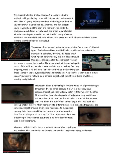 Analyzing High And Low Teaser Trailer Effectiveness Analyzing High And Low Teaser Trailer Effectiveness