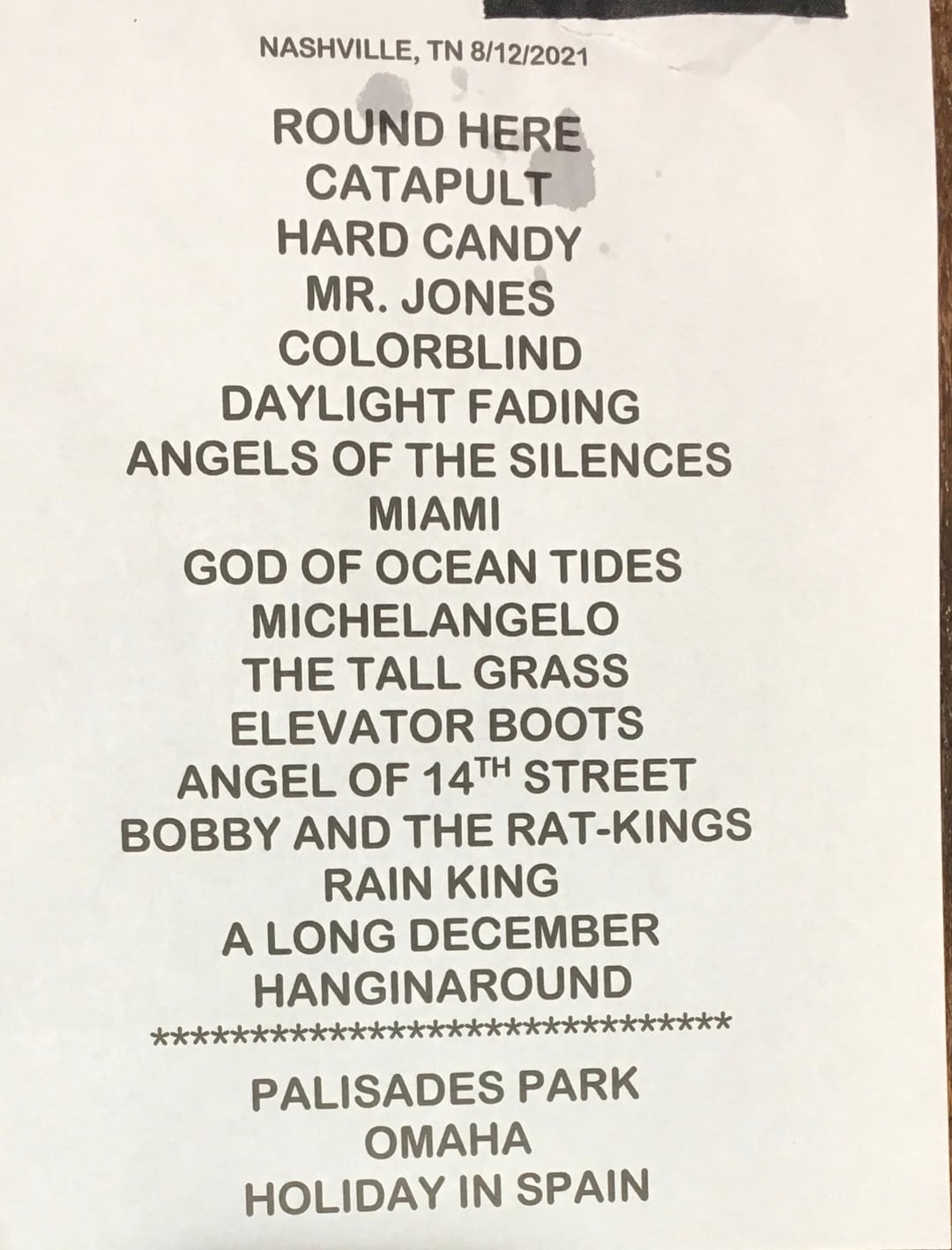 Anticipated Counting Crows Setlist: 2025 Tour Dates & Songs Anticipated Counting Crows Setlist: 2025 Tour Dates & Songs