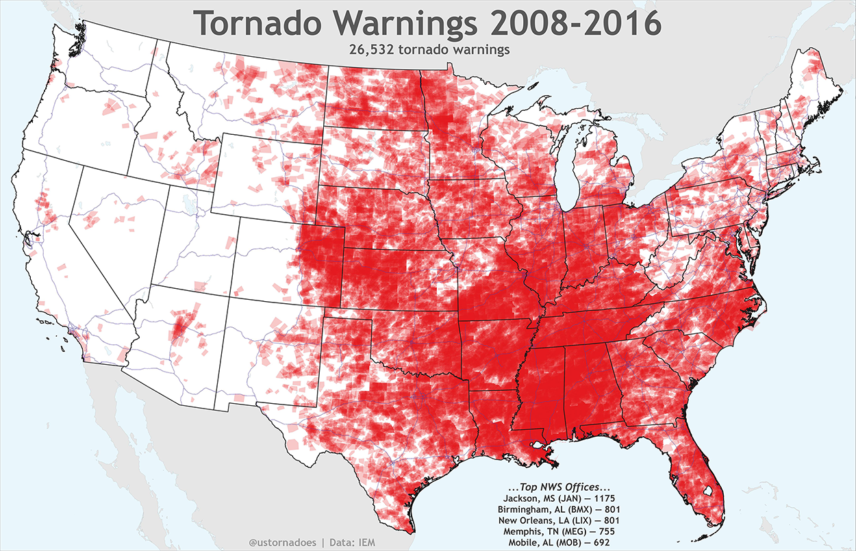 April 4th, 2025: Flash Flood Warnings And Tornado Count April 4th, 2025: Flash Flood Warnings And Tornado Count