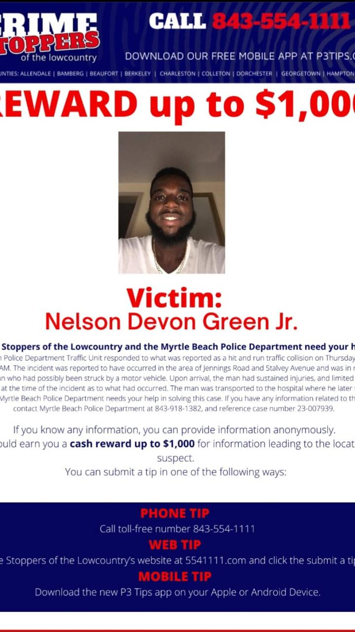 Arrest In Deadly Myrtle Beach Hit And Run Case Arrest In Deadly Myrtle Beach Hit And Run Case