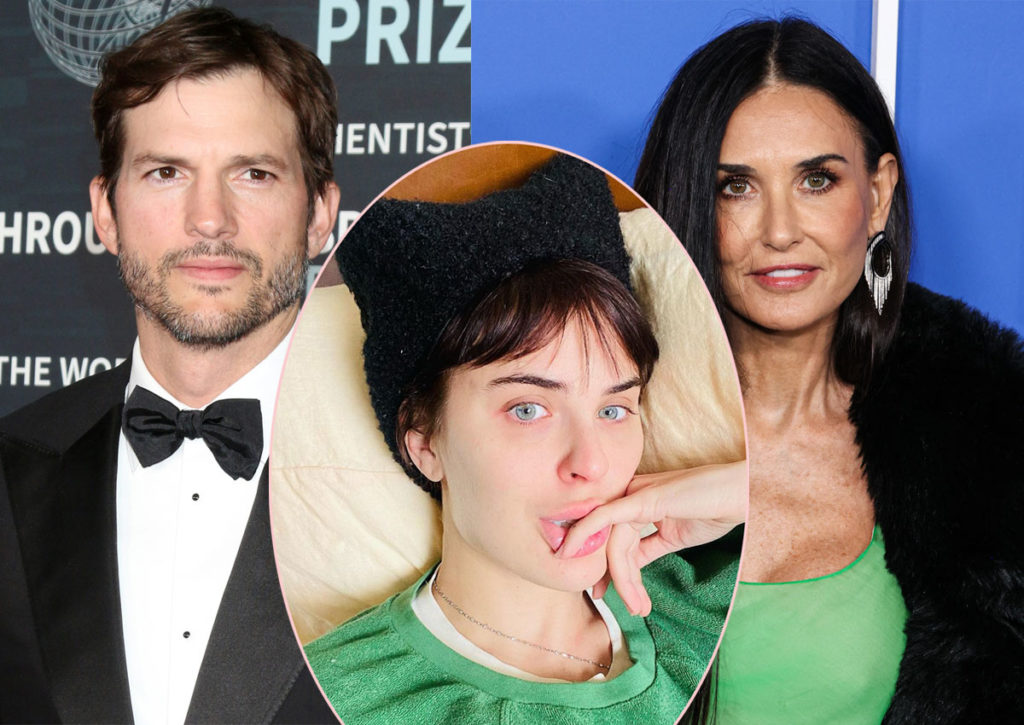 Ashton Kutcher And Demi Moore's Stepdaughter: A Cryptic Comment And Quick Retraction Ashton Kutcher And Demi Moore's Stepdaughter: A Cryptic Comment And Quick Retraction