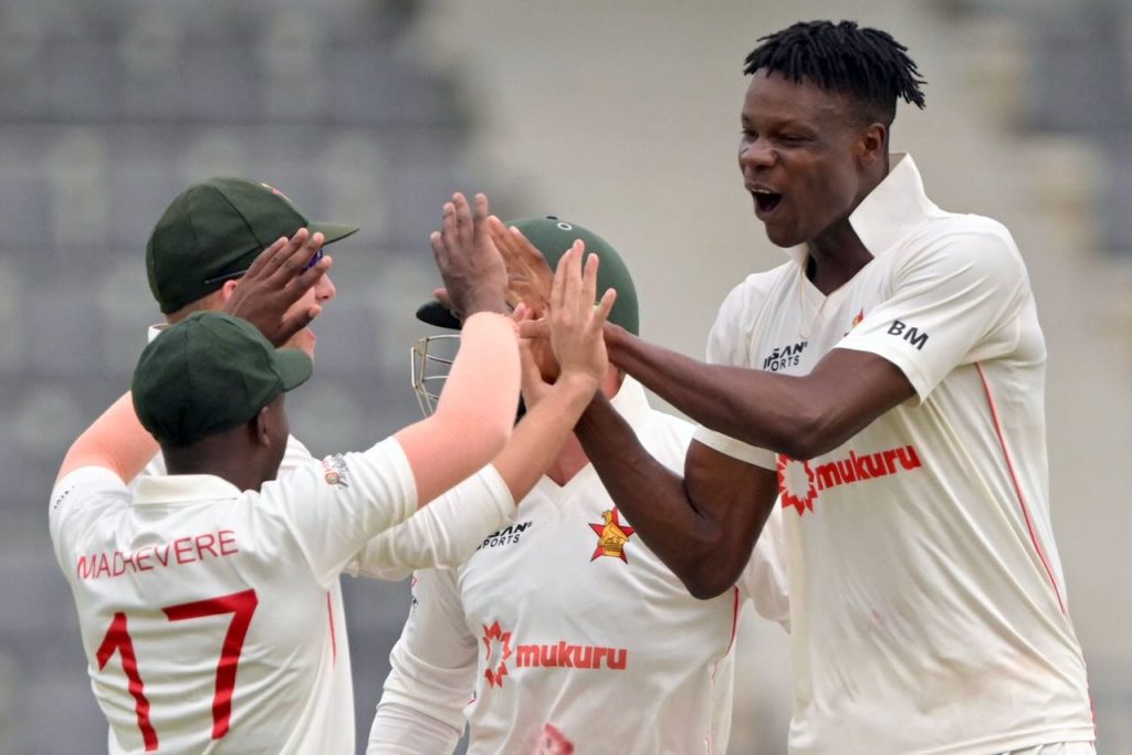 Bangladesh Bowled Out: Muzarabani's Nine Wickets Seal Zimbabwe's First Test Victory Bangladesh Bowled Out: Muzarabani's Nine Wickets Seal Zimbabwe's First Test Victory