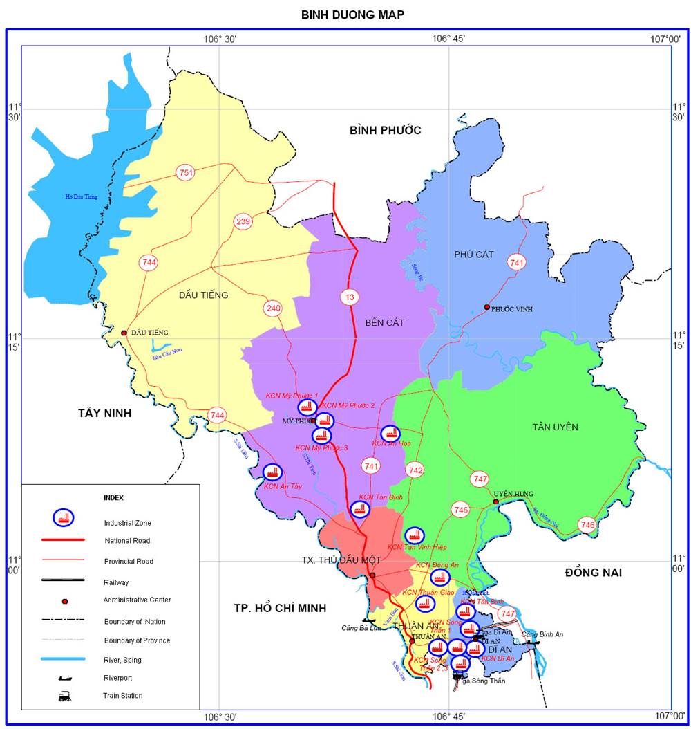 Bình Dương - Tây Ninh: Các Tuyến Đường Và Cầu Chính Bình Dương - Tây Ninh: Các Tuyến Đường Và Cầu Chính