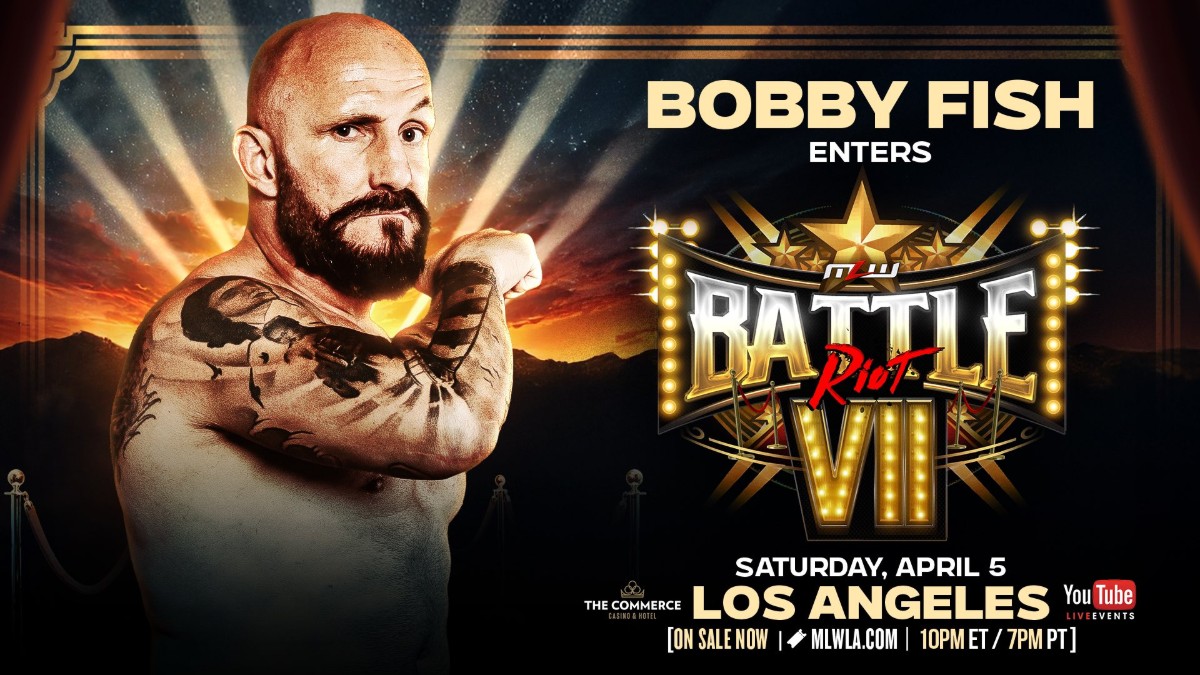Bobby Fish Enters The MLW Battle Riot VII Mayhem Bobby Fish Enters The MLW Battle Riot VII Mayhem