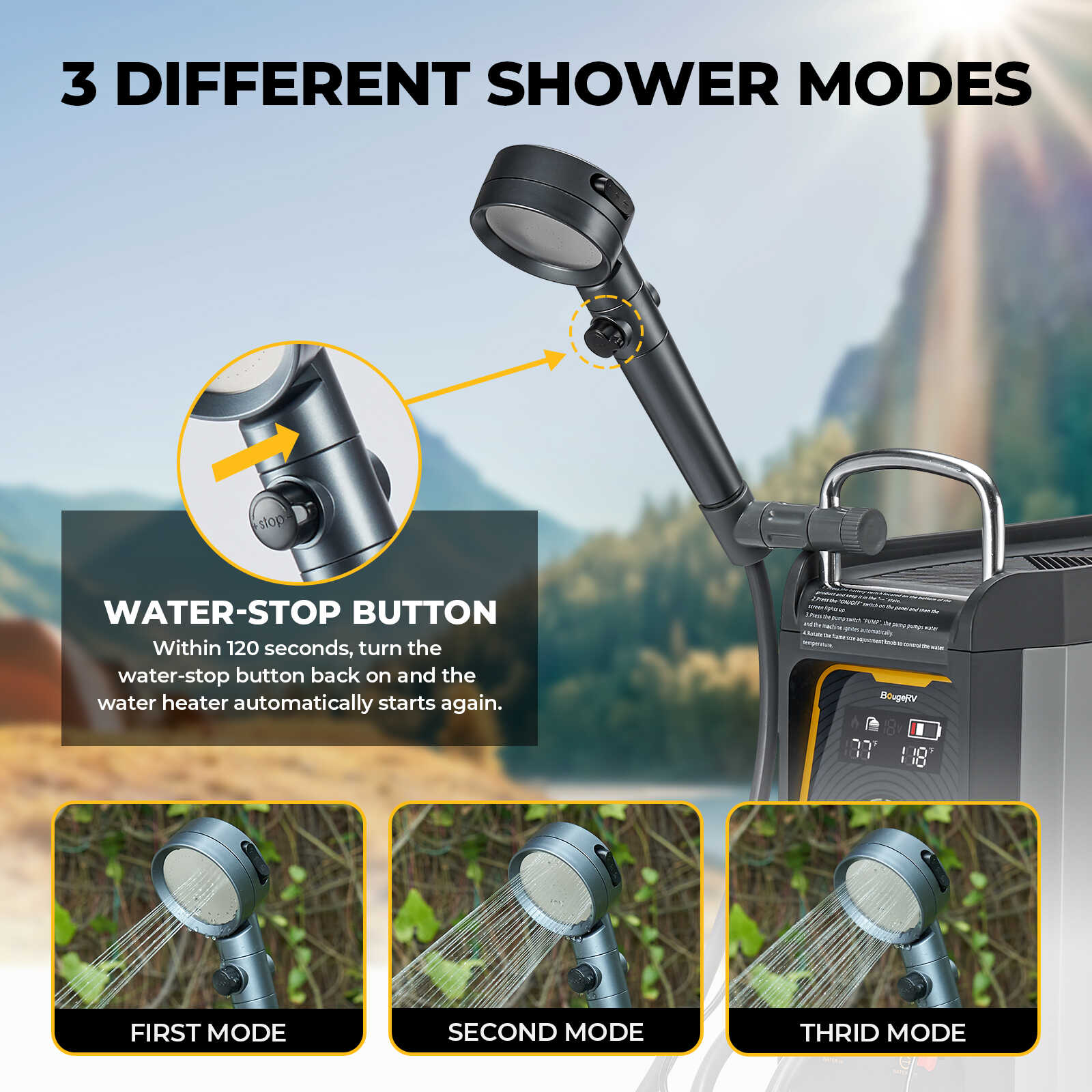 BougeRV Water Heater Review: Hot Showers On The Go