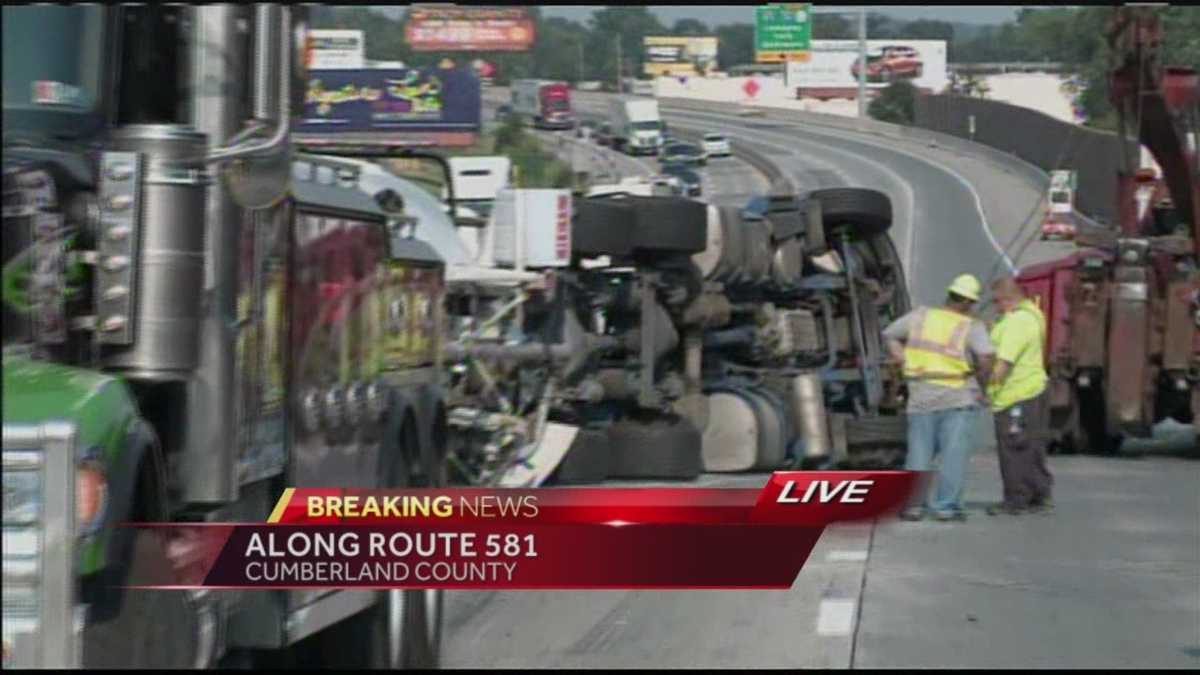 Box Truck Accident Shuts Down Portion Of Route 581 Box Truck Accident Shuts Down Portion Of Route 581