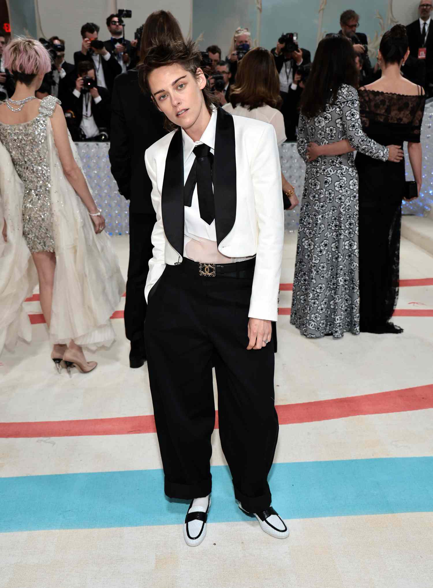 Cannes 2025: Kristen Stewart's White Satin Suit Steals The Show Cannes 2025: Kristen Stewart's White Satin Suit Steals The Show