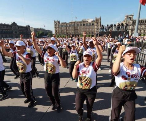 Clase Nacional De Boxeo En El Zócalo: Fotos Del Evento