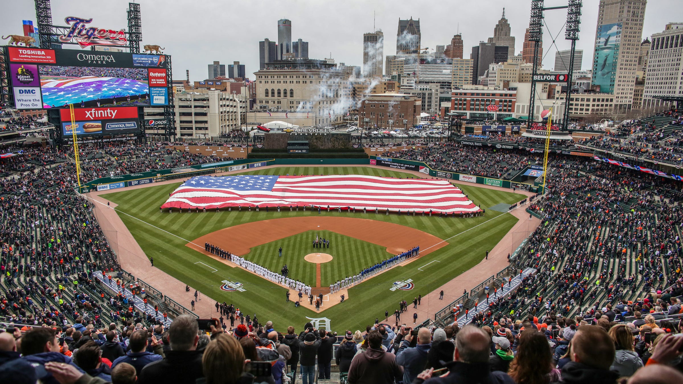 Comerica Park Hosts Detroit Tigers And Chicago White Sox For Opening Day 2025 Comerica Park Hosts Detroit Tigers And Chicago White Sox For Opening Day 2025
