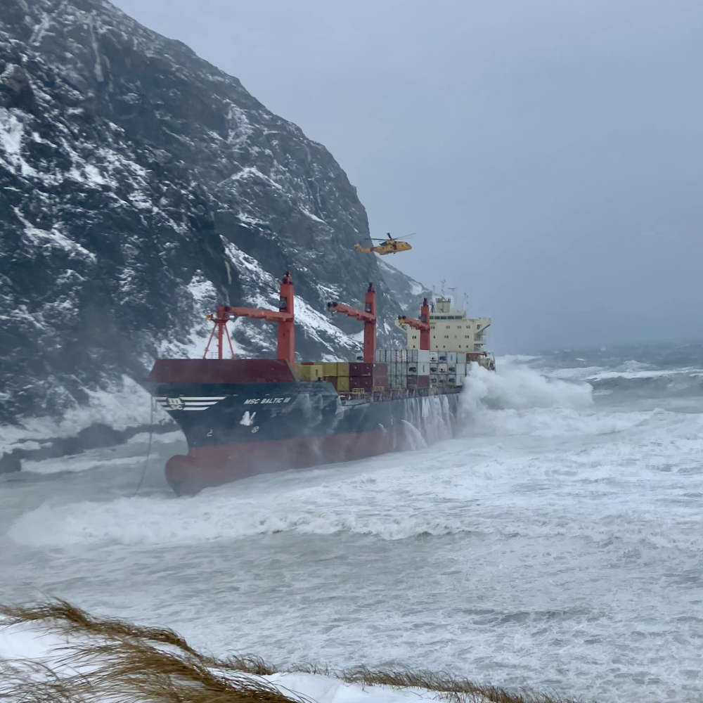 Container Ship Aground On Man's Lawn: The CNN Story Container Ship Aground On Man's Lawn: The CNN Story
