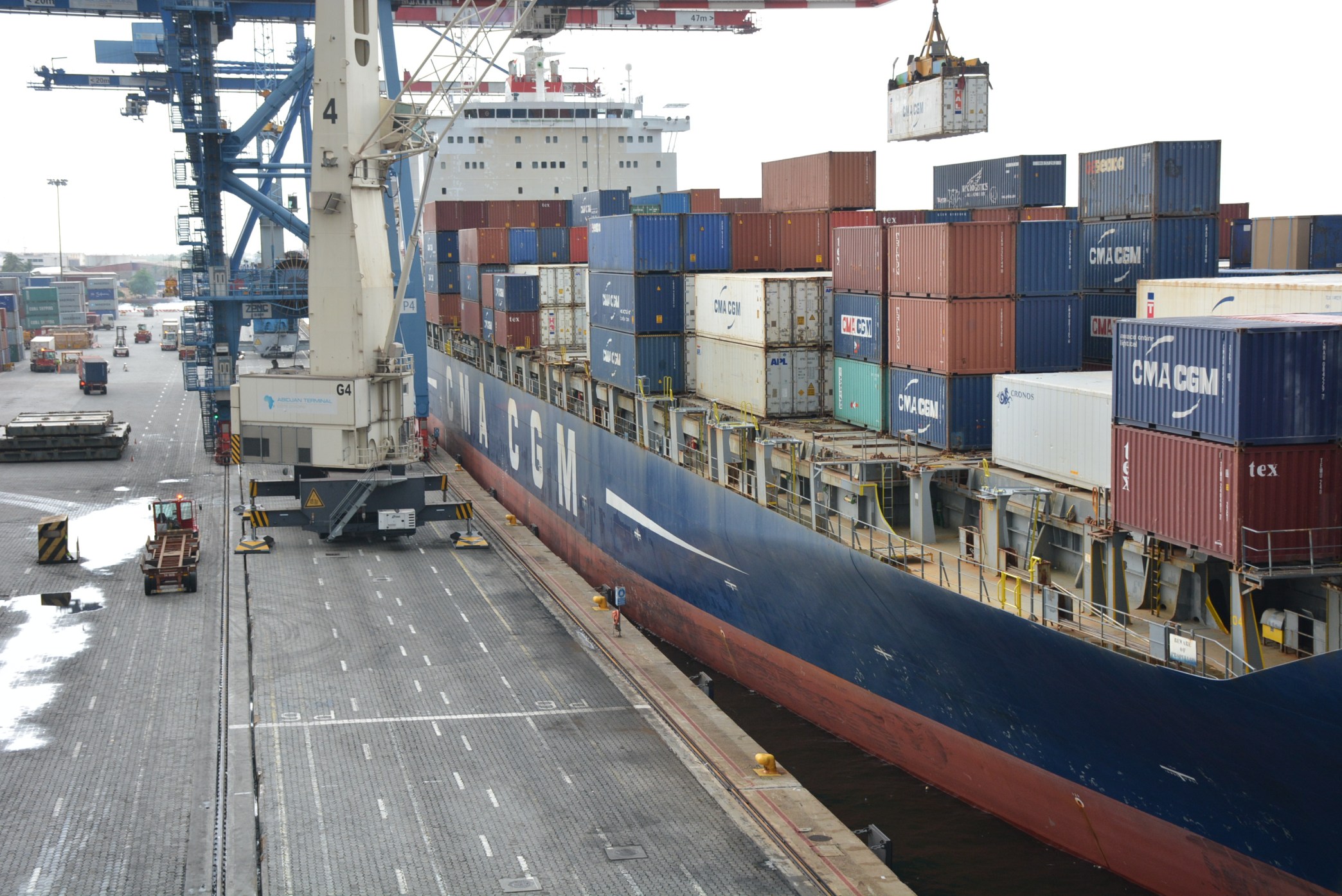 Côte D'Ivoire : Le Port D'Abidjan Accueille Le Plus Grand Navire De Son Histoire Côte D'Ivoire : Le Port D'Abidjan Accueille Le Plus Grand Navire De Son Histoire