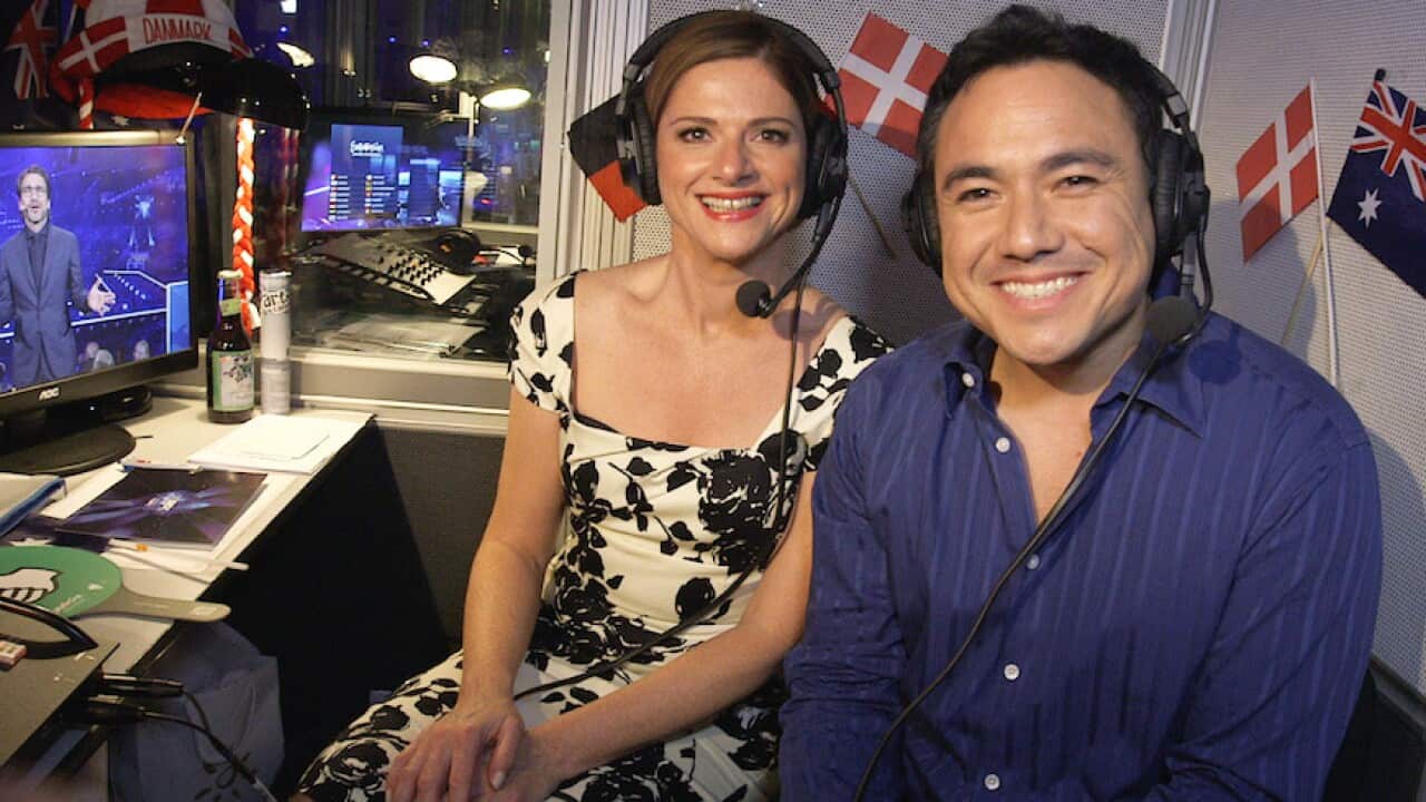 Courtney Act & Tony Armstrong: Your SBS Eurovision Hosts Courtney Act & Tony Armstrong: Your SBS Eurovision Hosts