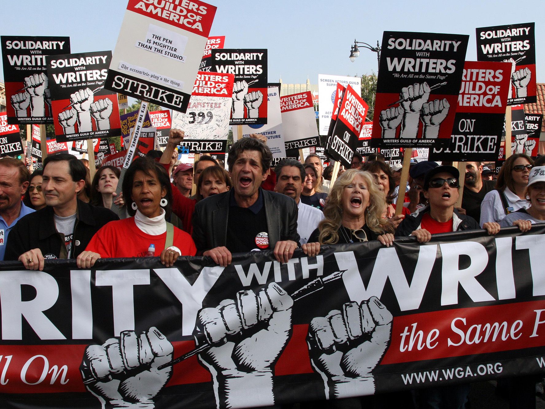 Double Strike Cripples Hollywood: Actors And Writers Demand Fair Compensation Double Strike Cripples Hollywood: Actors And Writers Demand Fair Compensation
