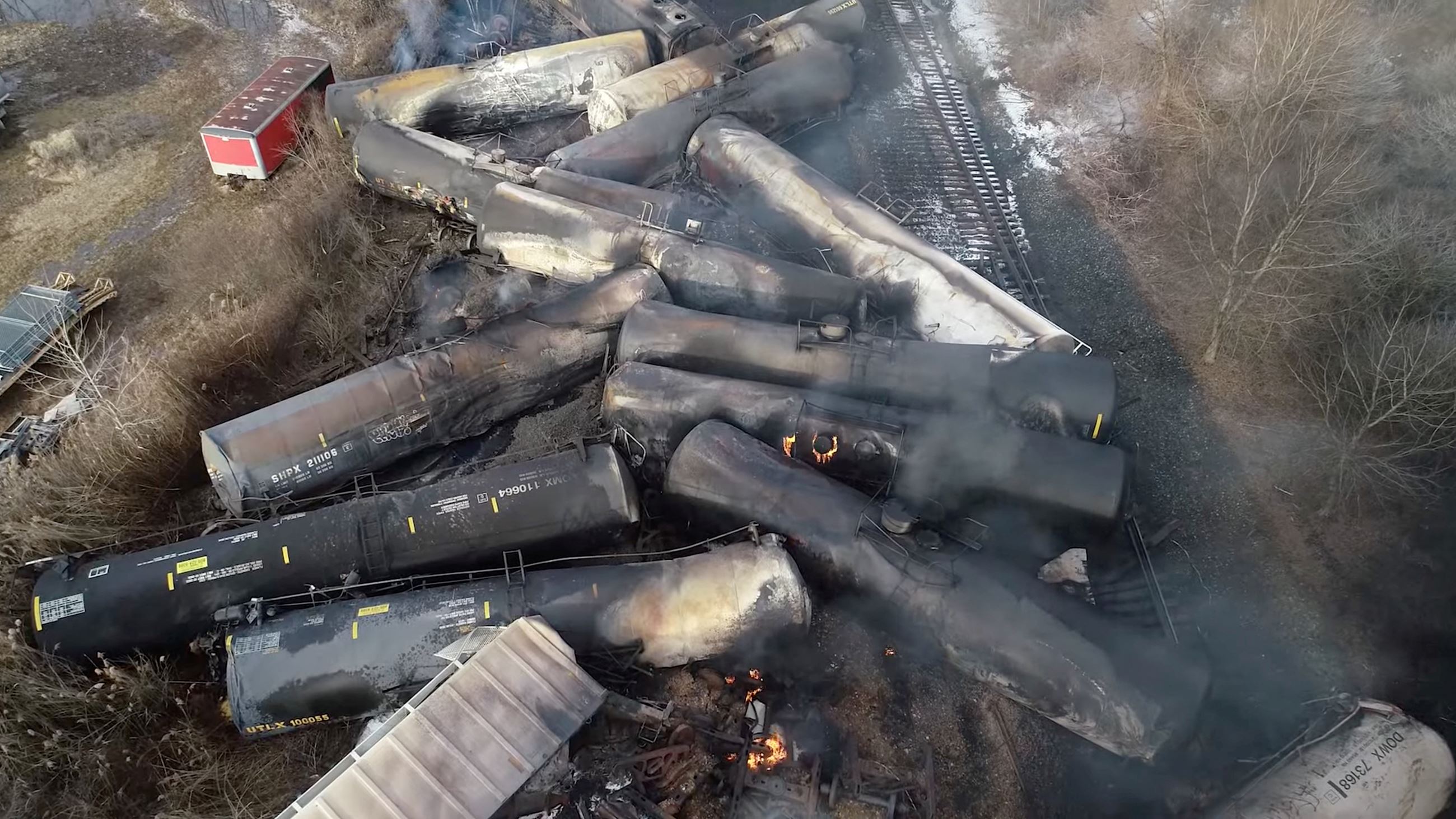 East Palestine's Toxic Legacy: The Persistence Of Chemicals After The Train Derailment East Palestine's Toxic Legacy: The Persistence Of Chemicals After The Train Derailment