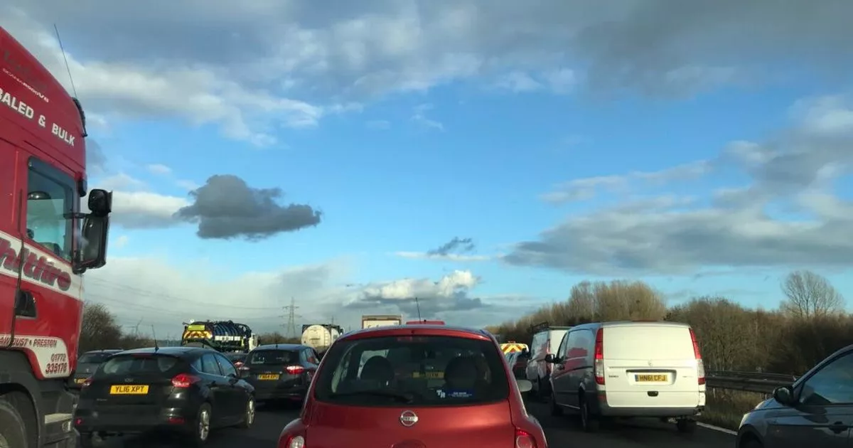 Emergency Services Respond To M56 Overturn: Motorway Closed, Casualty Care Emergency Services Respond To M56 Overturn: Motorway Closed, Casualty Care