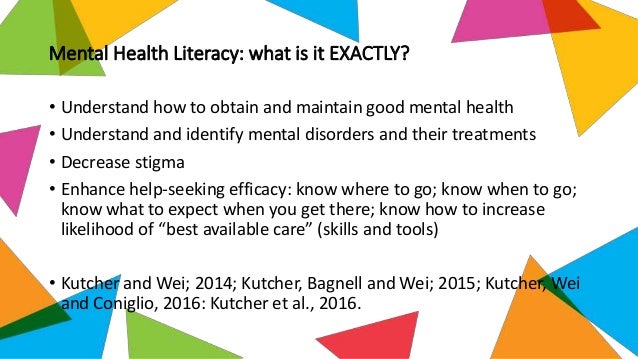 Enhancing Mental Health Literacy: Educational Programs And Resources Enhancing Mental Health Literacy: Educational Programs And Resources