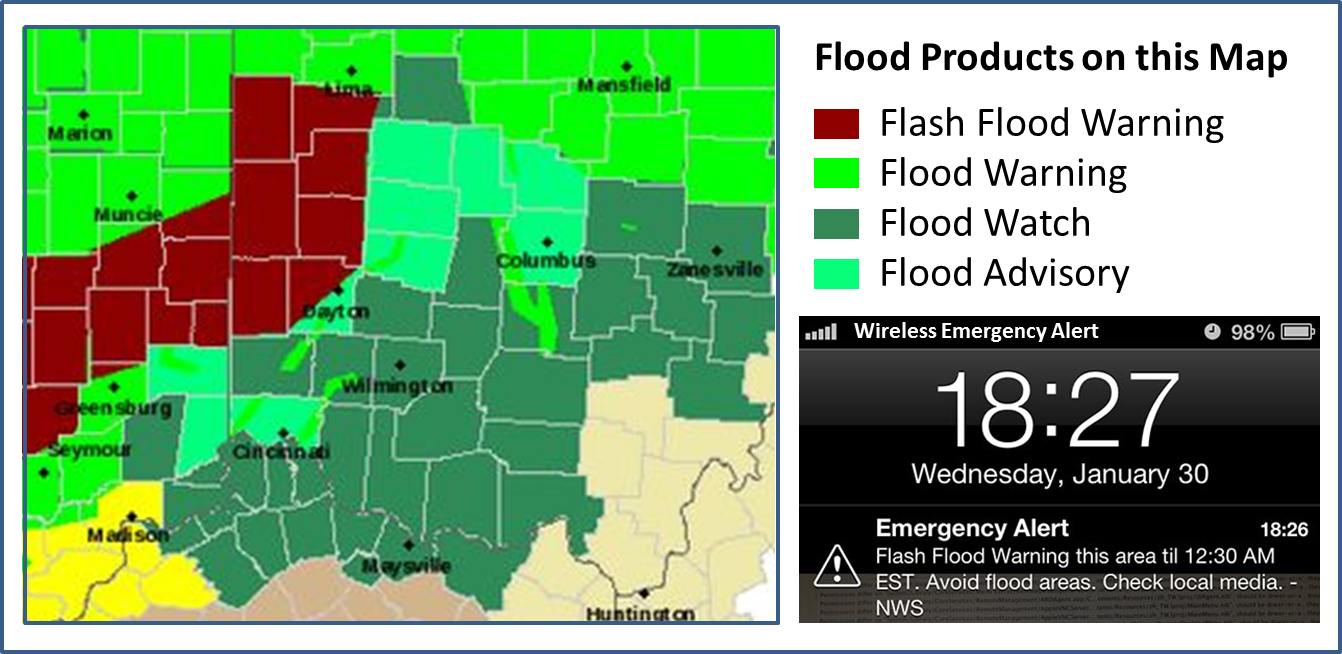 Flood Warning Issued: Follow NWS Guidelines For Safety Flood Warning Issued: Follow NWS Guidelines For Safety