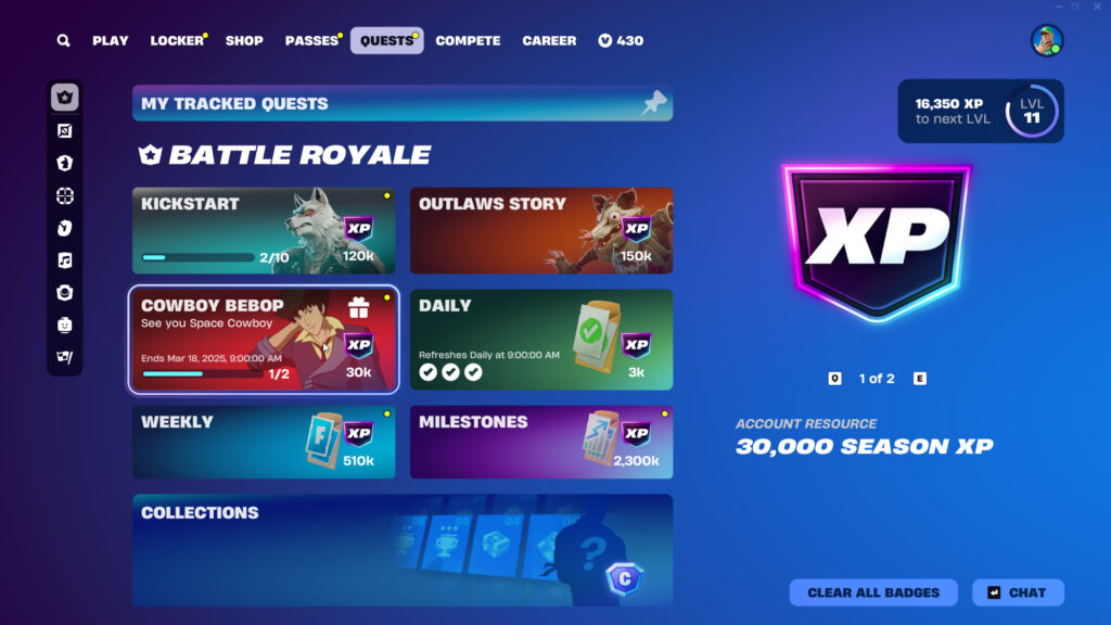 Fortnite Cowboy Bebop Collaboration: Free Items Available For A Short Time Fortnite Cowboy Bebop Collaboration: Free Items Available For A Short Time