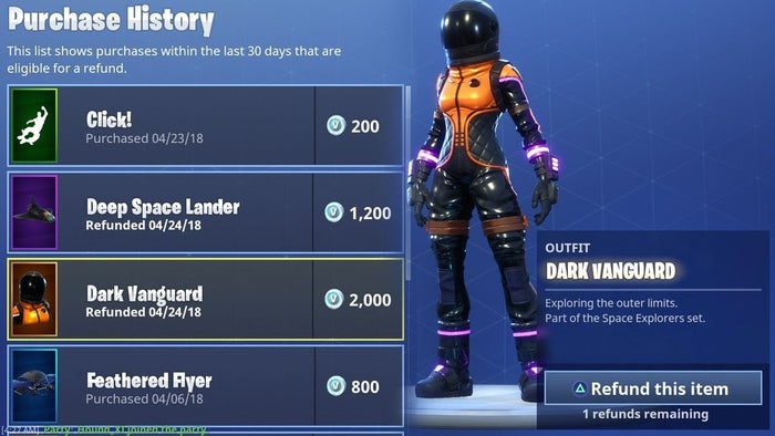 Fortnite Refund Signals Potential Overhaul Of Cosmetic System Fortnite Refund Signals Potential Overhaul Of Cosmetic System