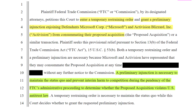 FTC To Appeal Microsoft-Activision Merger Ruling FTC To Appeal Microsoft-Activision Merger Ruling