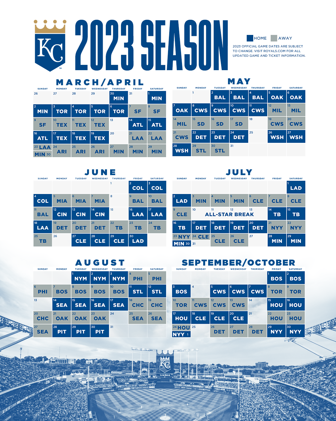 Full Kansas City Royals Game Schedule On KCTV5 For The 2024 Season Full Kansas City Royals Game Schedule On KCTV5 For The 2024 Season