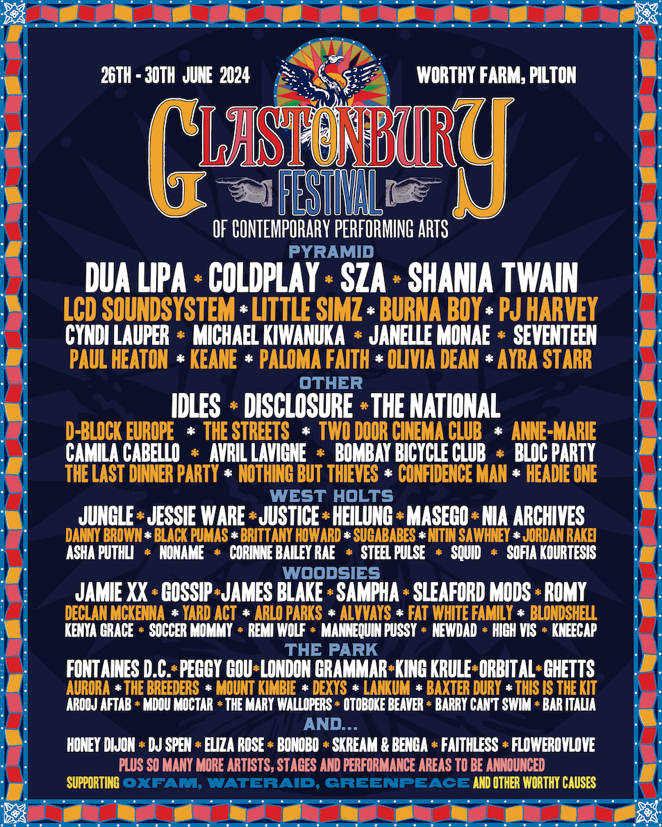 Glastonbury 2025: Full Lineup Revealed Following Leak – Get Your Tickets Now Glastonbury 2025: Full Lineup Revealed Following Leak – Get Your Tickets Now