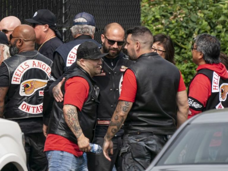 Hells Angels Pay Respects At Fallen Biker's Funeral Hells Angels Pay Respects At Fallen Biker's Funeral