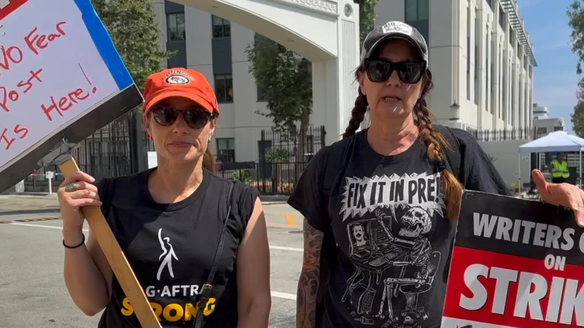 Hollywood Production Grinds To A Halt Amidst Joint Actors' And Writers' Strike Hollywood Production Grinds To A Halt Amidst Joint Actors' And Writers' Strike