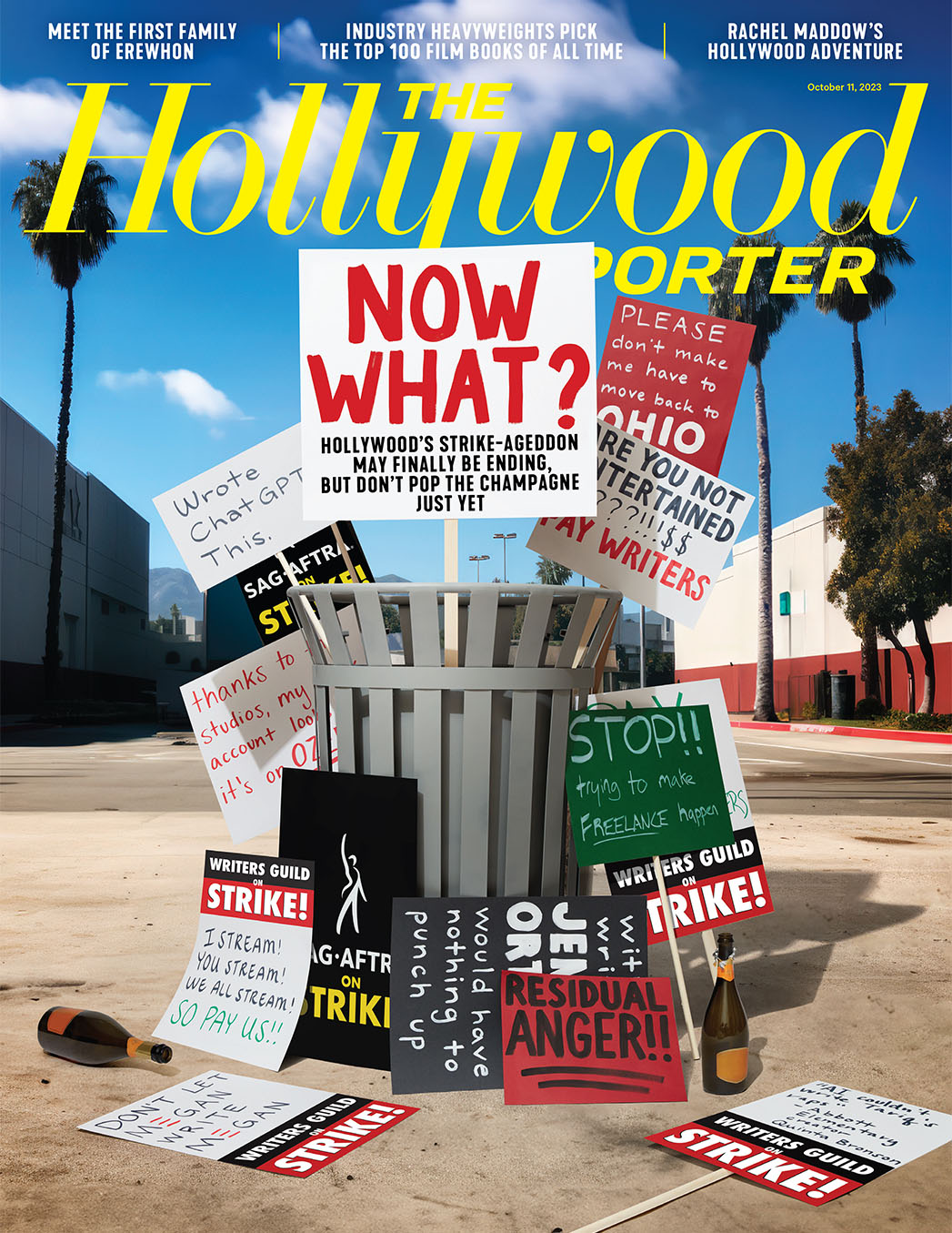 Hollywood Production Grinds To Halt Amidst Combined Writers' And Actors' Strike Hollywood Production Grinds To Halt Amidst Combined Writers' And Actors' Strike