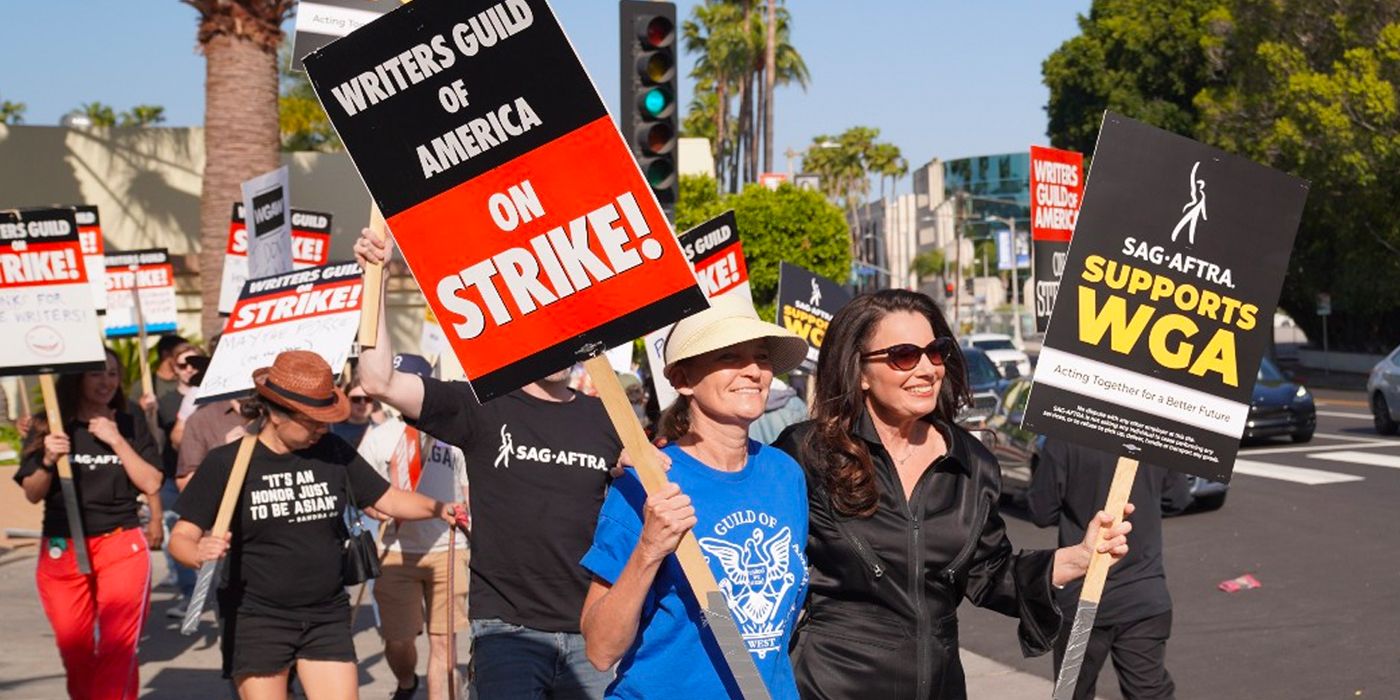 Hollywood Shut Down: WGA And SAG-AFTRA Strike Impacts Production Hollywood Shut Down: WGA And SAG-AFTRA Strike Impacts Production
