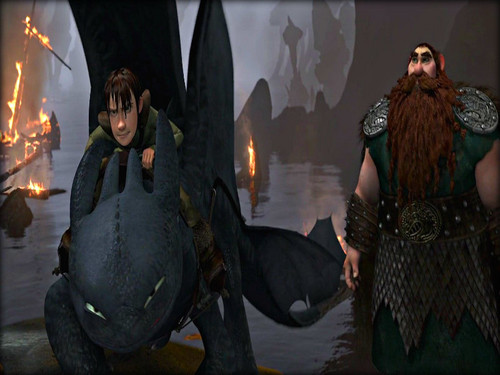 How To Train Your Dragon: Toothless Vs. Red Death Size Comparison Poster How To Train Your Dragon: Toothless Vs. Red Death Size Comparison Poster