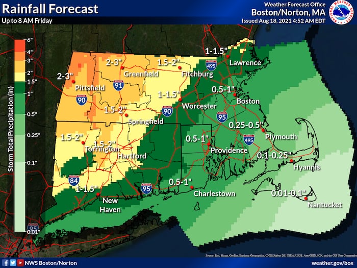 Increased Rainfall In Western Massachusetts Due To Climate Change Increased Rainfall In Western Massachusetts Due To Climate Change