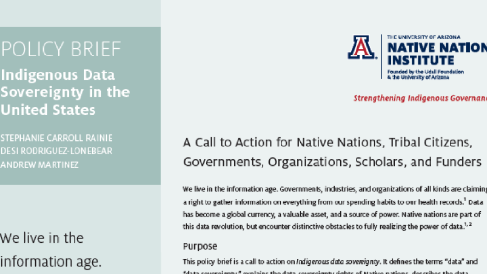Indigenous Knowledge And Data Sovereignty: A Scientist's Perspective Indigenous Knowledge And Data Sovereignty: A Scientist's Perspective