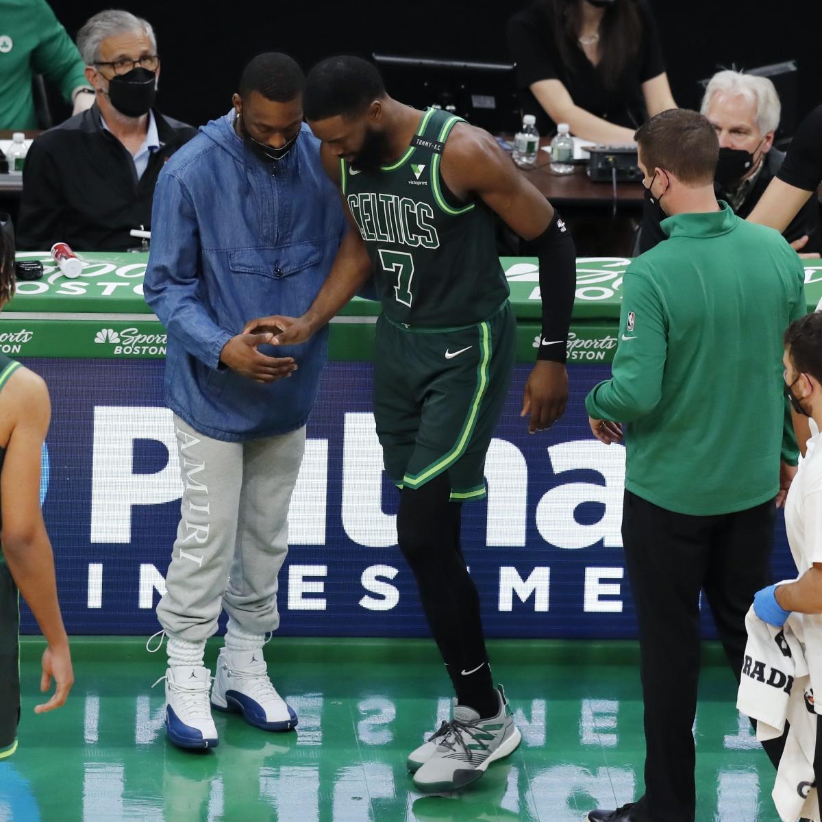 Jayson Tatum's Game 2 Status Uncertain Following Bone Bruise Report Jayson Tatum's Game 2 Status Uncertain Following Bone Bruise Report