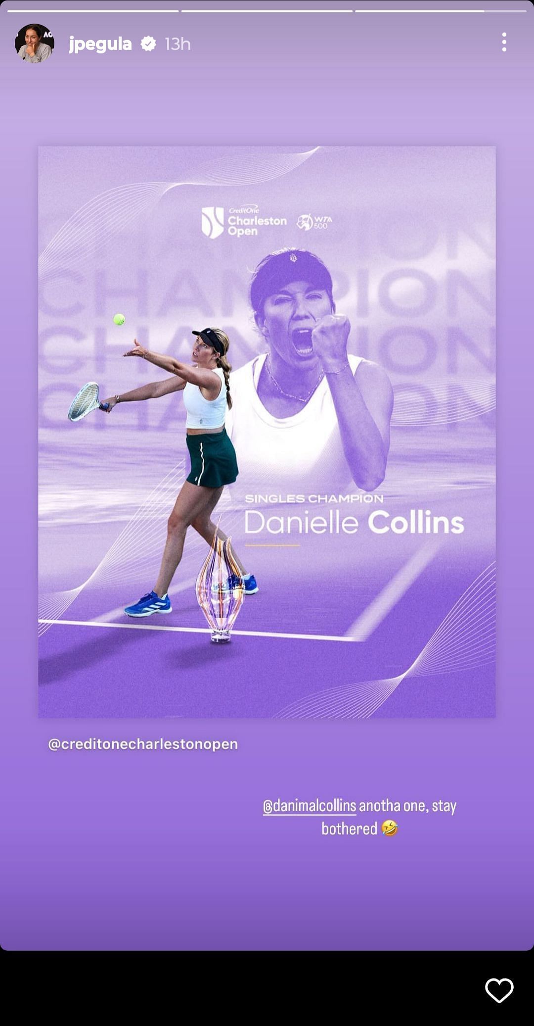 Jessica Pegula Defeats Danielle Collins In Charleston Final Jessica Pegula Defeats Danielle Collins In Charleston Final