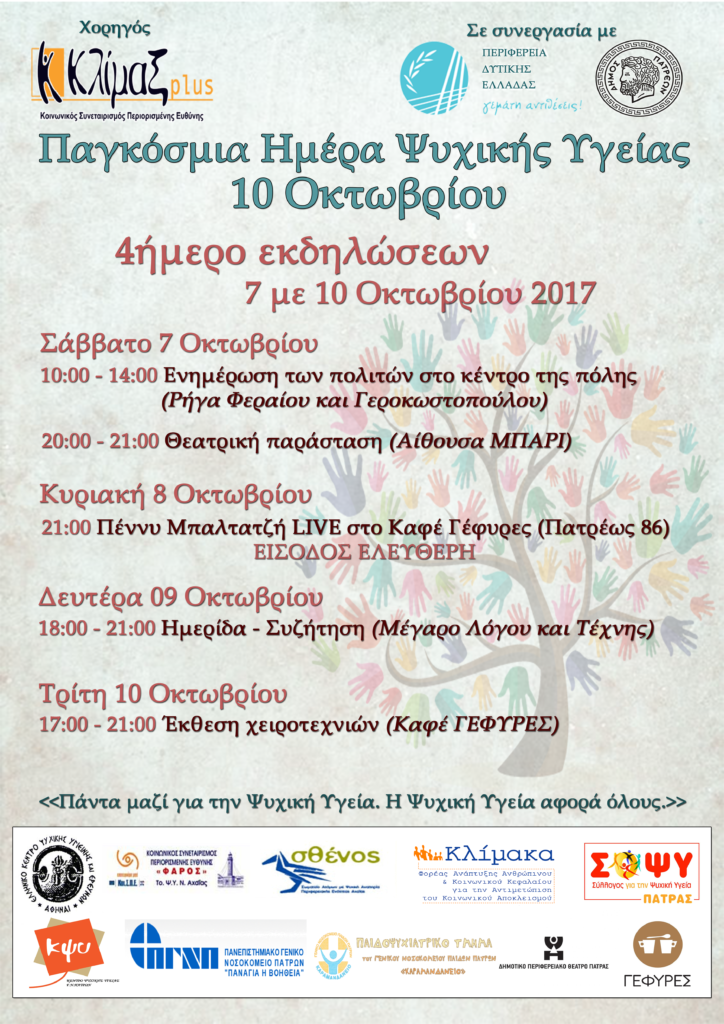 Κέντρο Υγείας Πάτρας: Εφημερίες Γιατρών 12-13 Απριλίου Κέντρο Υγείας Πάτρας: Εφημερίες Γιατρών 12-13 Απριλίου