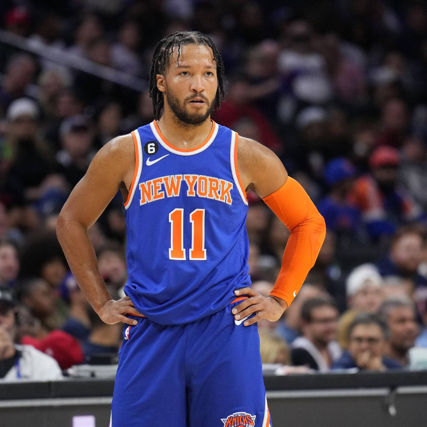 Knicks Fan's Petition: Replace Lady Liberty With Jalen Brunson? Knicks Fan's Petition: Replace Lady Liberty With Jalen Brunson?