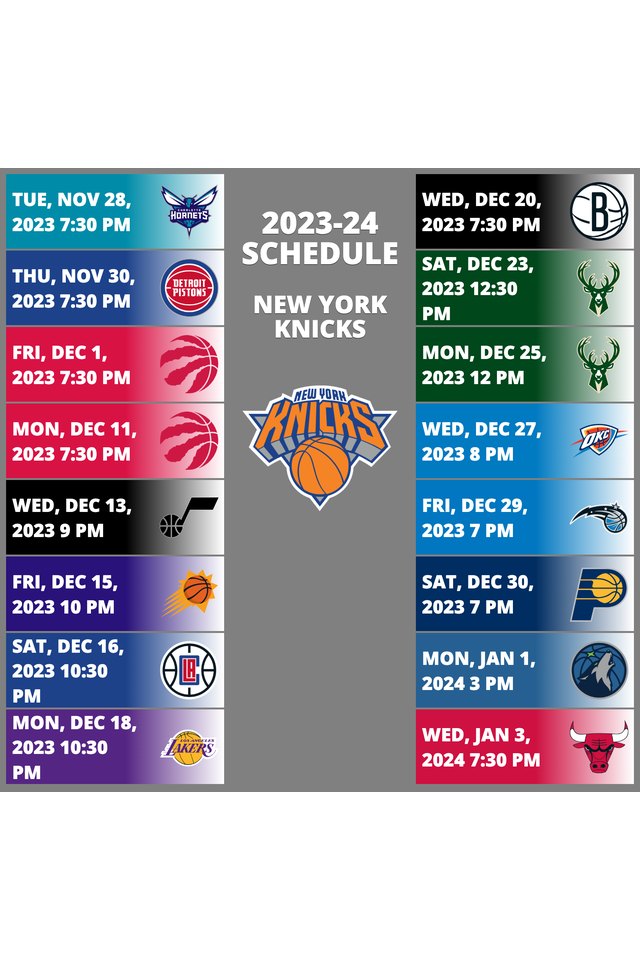 Knicks Schedule Analysis: Brunson's Health, Kolek's Development, And The Road To The Playoffs Knicks Schedule Analysis: Brunson's Health, Kolek's Development, And The Road To The Playoffs