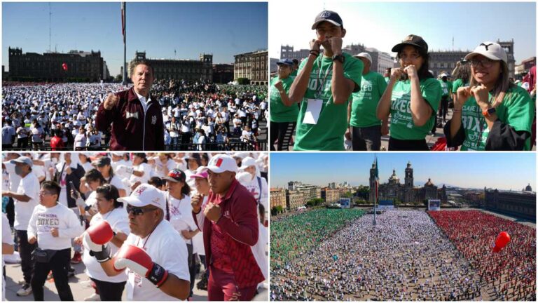 La Clase Nacional De Boxeo En El Zócalo: Galería De Fotos Y Crónica La Clase Nacional De Boxeo En El Zócalo: Galería De Fotos Y Crónica
