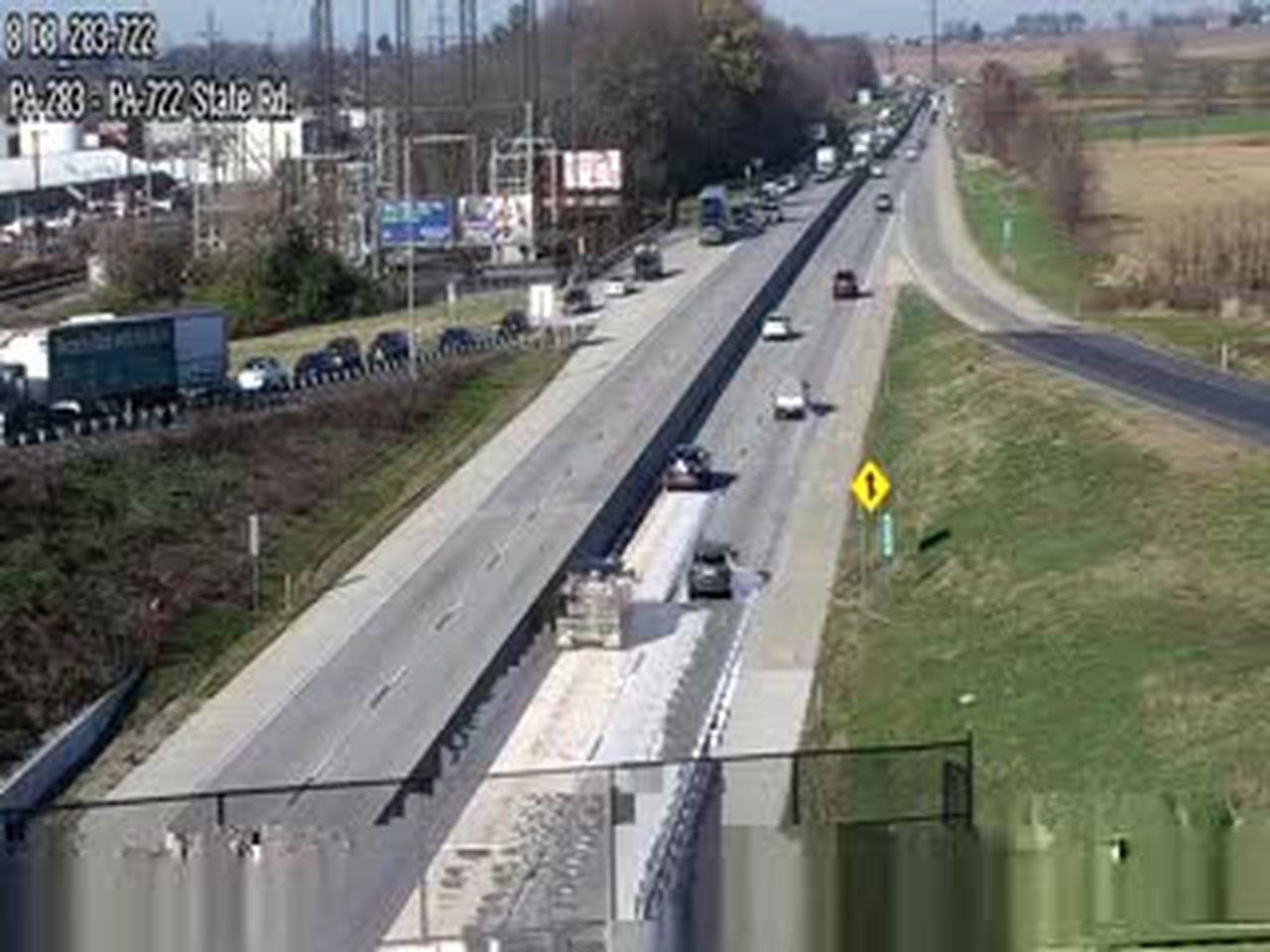 Lancaster County FedEx Truck Catches Fire On Route 283 Lancaster County FedEx Truck Catches Fire On Route 283