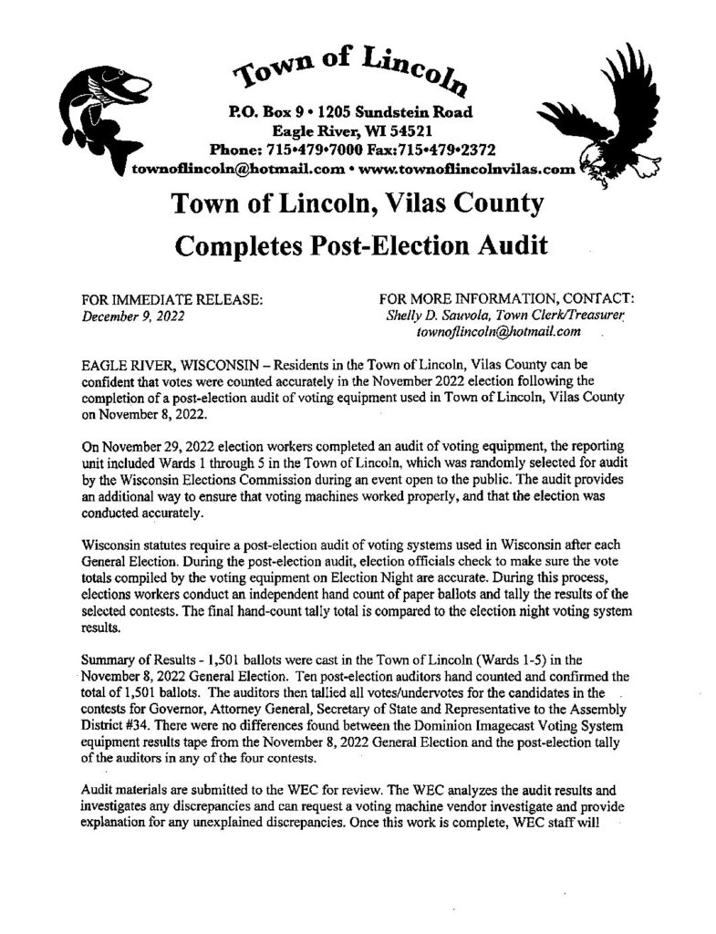 Maine's First Post-Election Audit Pilot Program: A Comprehensive Overview Maine's First Post-Election Audit Pilot Program: A Comprehensive Overview
