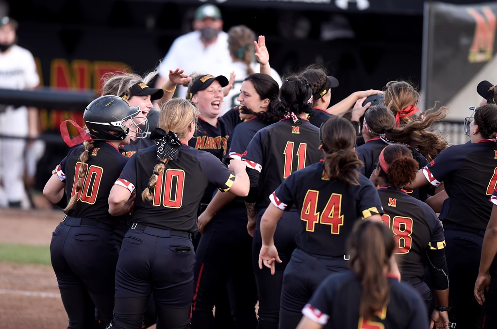 Maryland Softball's Aubrey Wurst Shines In 11-1 Win Against Delaware Maryland Softball's Aubrey Wurst Shines In 11-1 Win Against Delaware