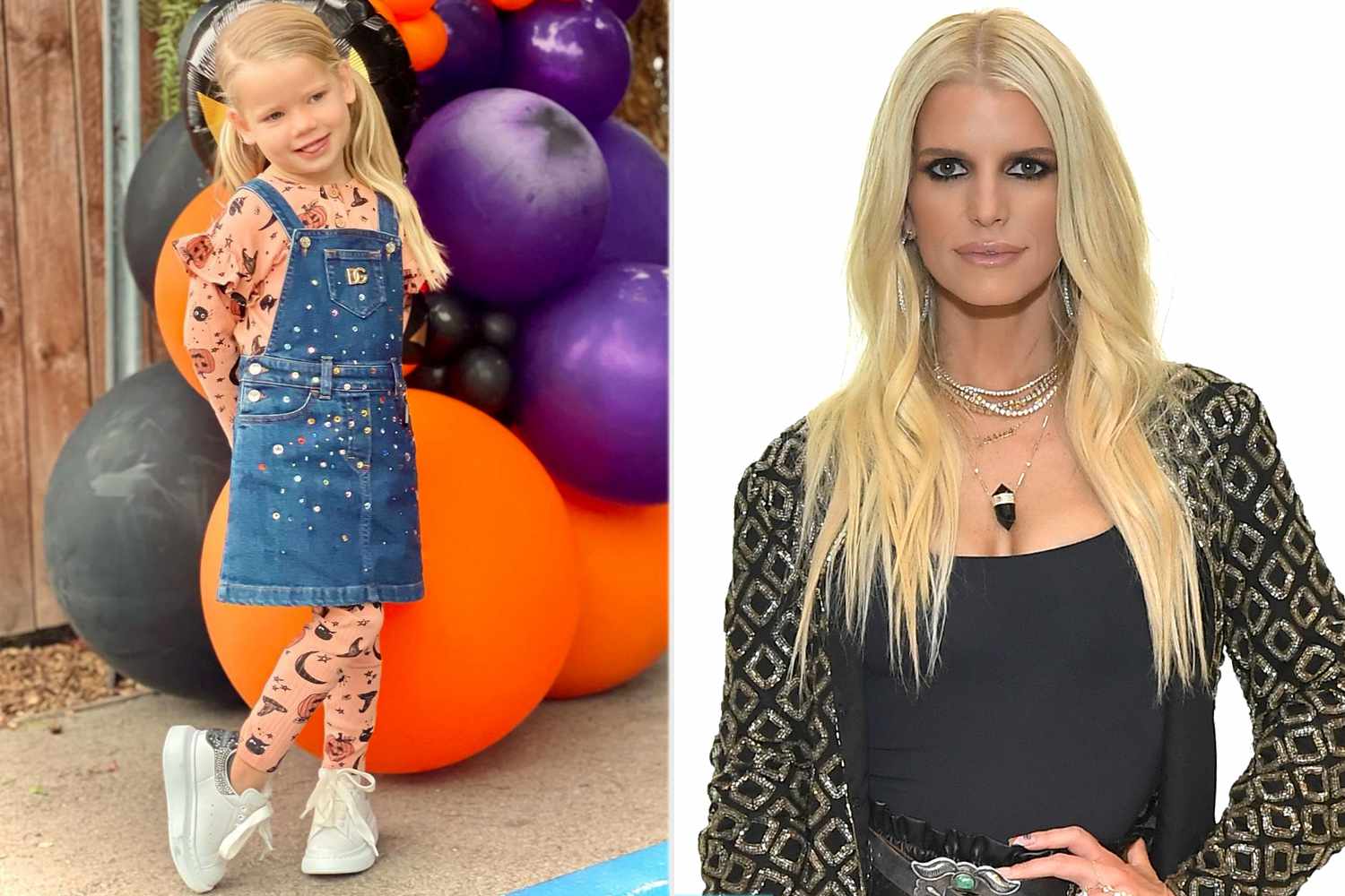 Matching Mom! Jessica Simpson And Birdie's Twinning Yellow Swimsuits Matching Mom! Jessica Simpson And Birdie's Twinning Yellow Swimsuits