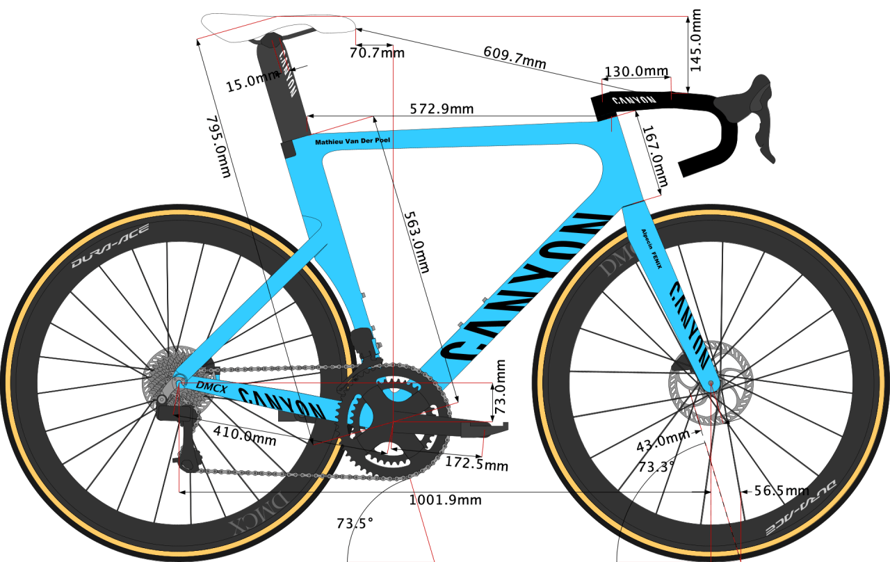 Mathieu Van Der Poel's Custom Canyon Aeroad: A Tirreno-Adriatico Weapon Mathieu Van Der Poel's Custom Canyon Aeroad: A Tirreno-Adriatico Weapon