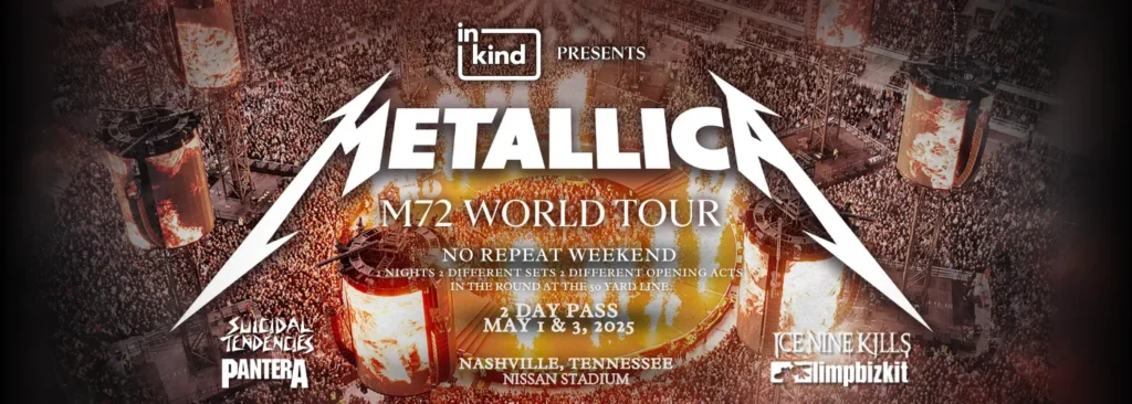 Metallica Announces Two-Night Stand At Dublin's Aviva Stadium Metallica Announces Two-Night Stand At Dublin's Aviva Stadium