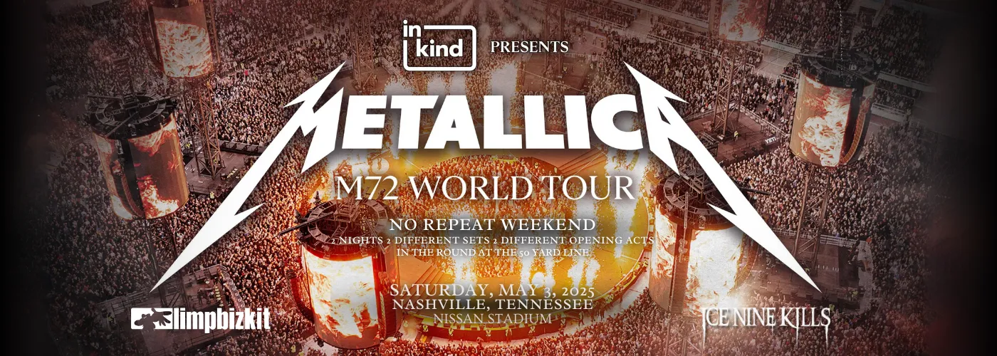Metallica To Play Two Nights At Dublin's Aviva Stadium In June 2026 Metallica To Play Two Nights At Dublin's Aviva Stadium In June 2026